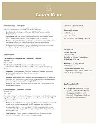 Managerial Resume