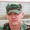 A Portrait of a military man in uniform