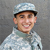 A Portrait of a military man in uniform