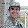 A Portrait of a military man in uniform