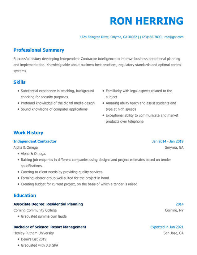 resume format for bca students   15